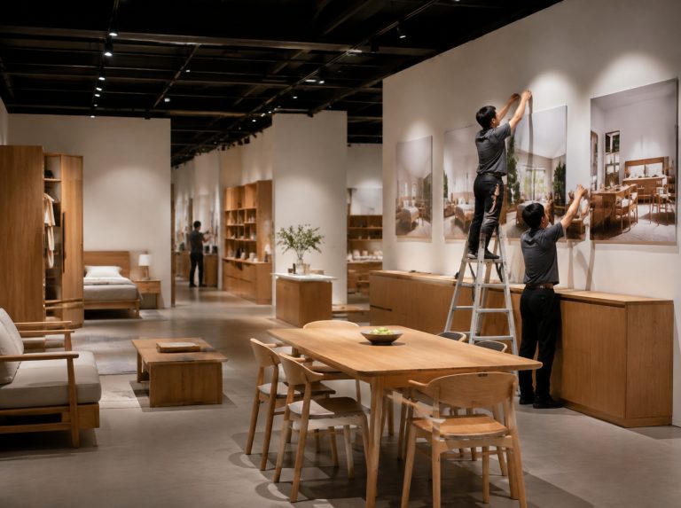和田地区企业展厅与文化墙设计施工